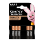 Piles Alcalines Duracell Mini AAA Simplement LR03 MN2400 x 5pcs — Duracell · Smarty Paris 18e